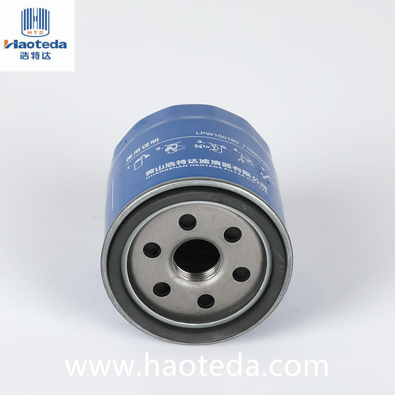 Haoteda LPW100180 مرشحات الزيت المعدنية قطع غيار السيارات عالية الكفاءة