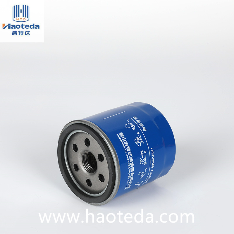 Haoteda LPW100180 مرشحات الزيت المعدنية قطع غيار السيارات عالية الكفاءة